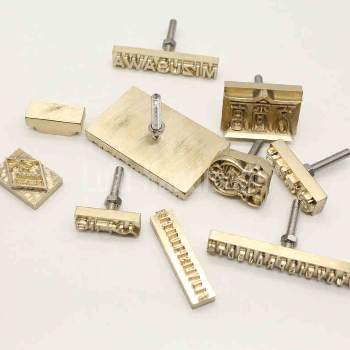 Custom Leather Brass Stamp | Personalized Logo & Icon Engraving Tool for Corina