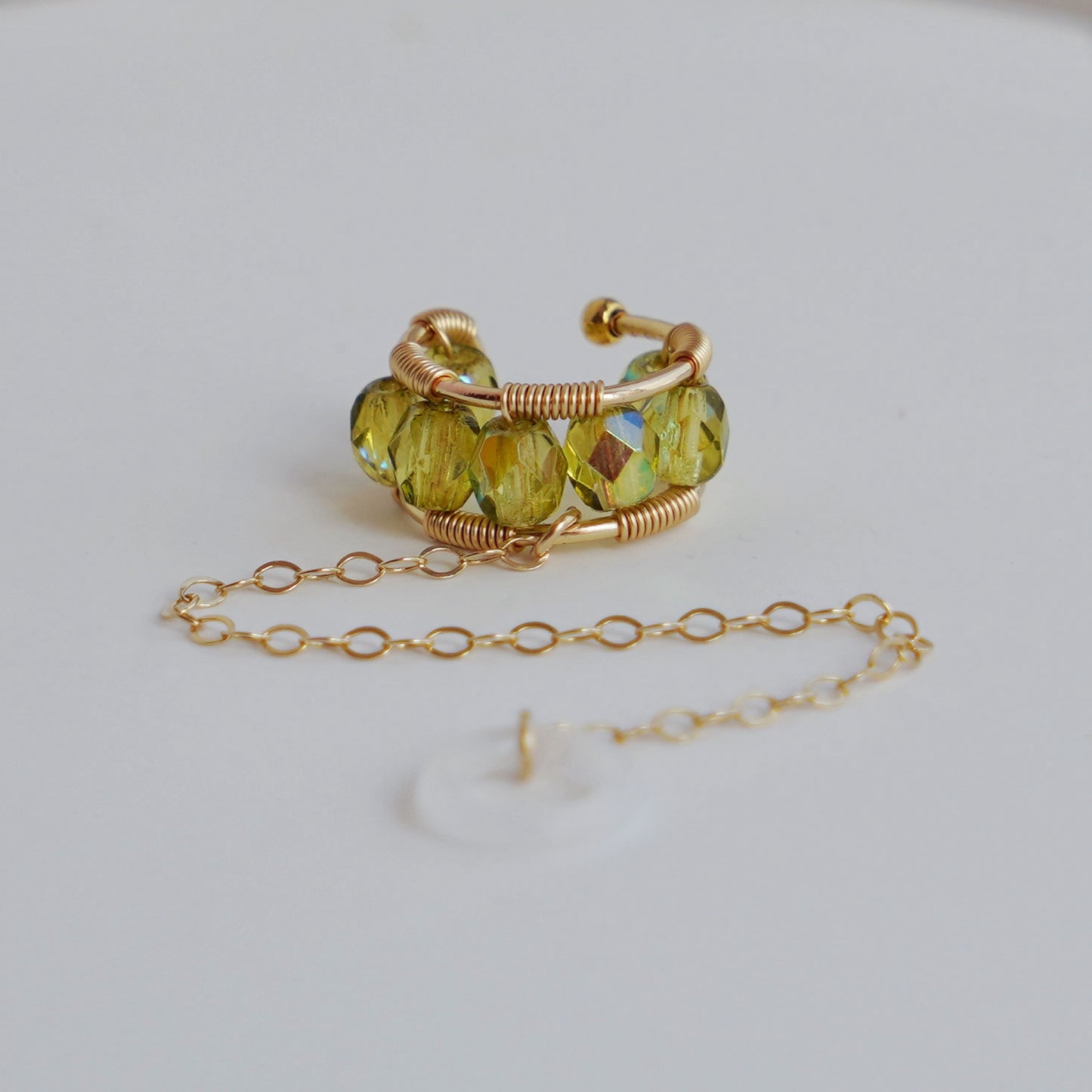 Minimalist Ear Cuff AirPods Chain | Handmade Wireless Safety Accessory