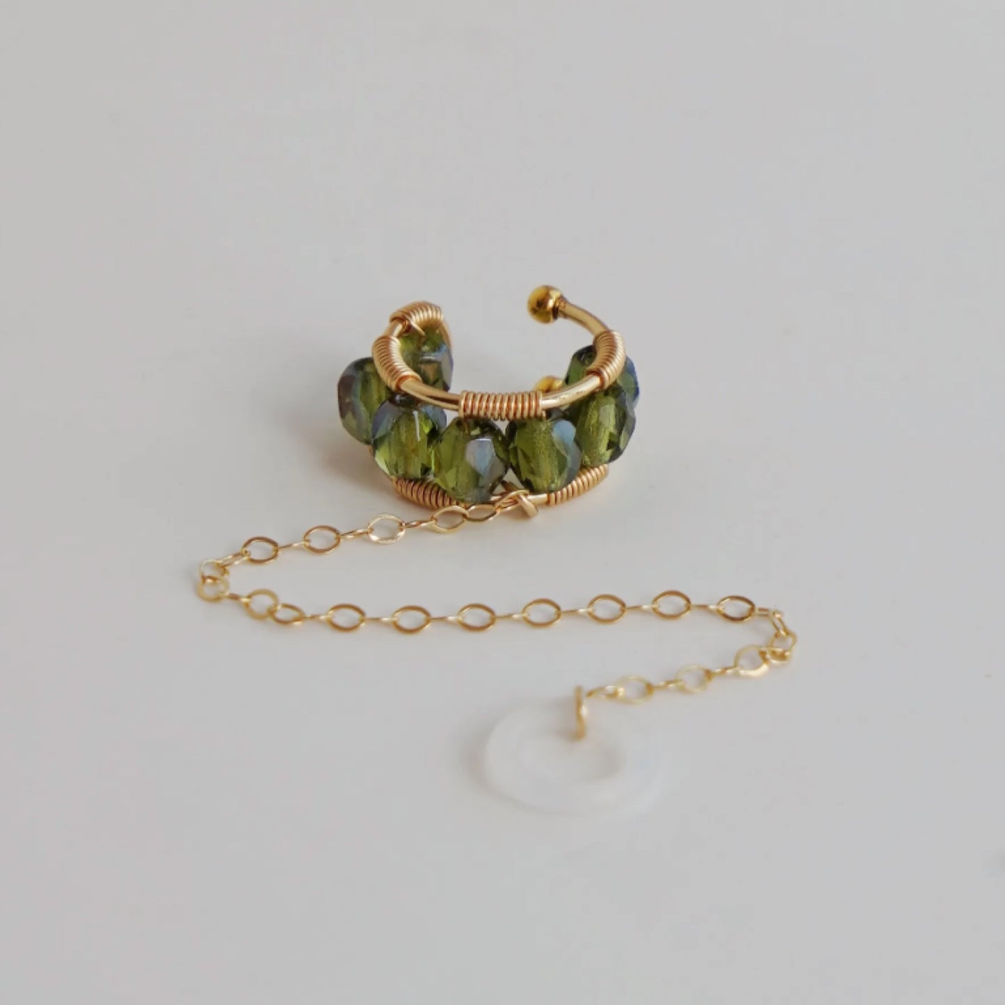Minimalist Ear Cuff AirPods Chain | Handmade Wireless Safety Accessory
