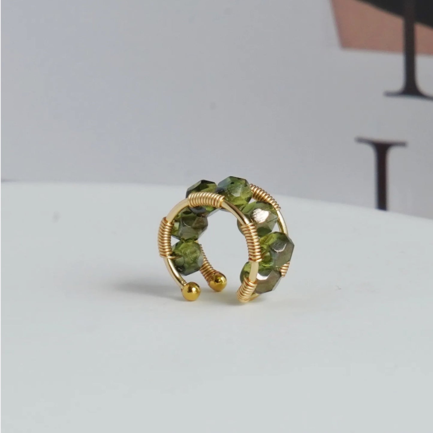 Minimalist Ear Cuff AirPods Chain | Handmade Wireless Safety Accessory